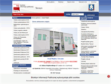 Tablet Screenshot of bip.tarczyn.pl